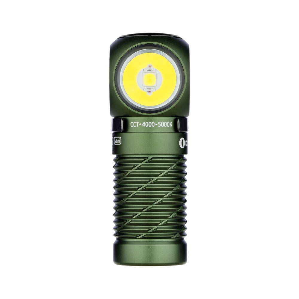 OLIGHT Perun 2 Mini Headlamp 1100 Lumens LED Head Flashlight, Rechargeable Headlight with Red Light Option, Great for Working, Hiking, Camping and Climbing (OD Green Cool Whtie Light: 5700~6700K)