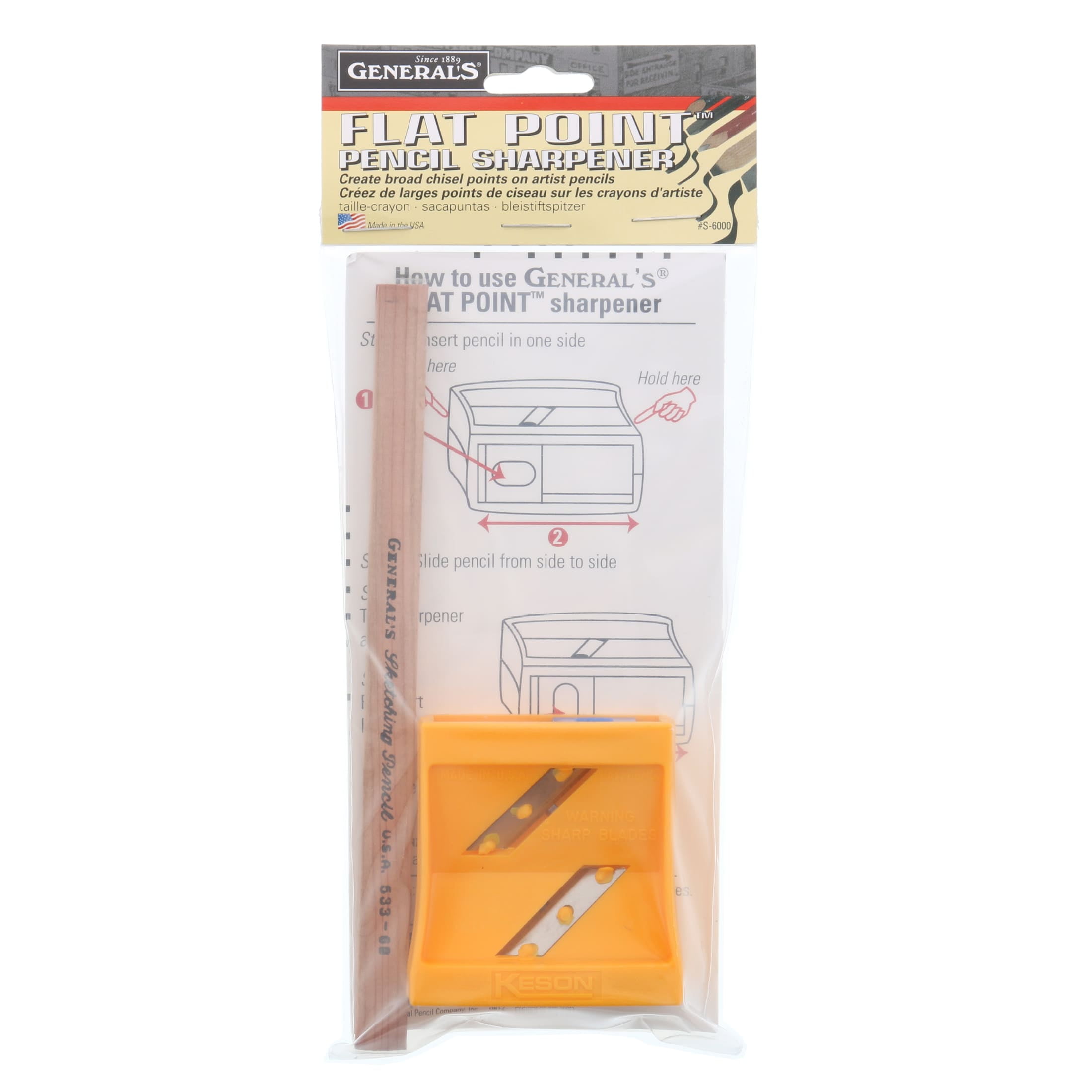 woody 3 in 1 box sharpener red