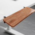 thumbnail image 6 of Desk Extender Tray Keyboard Armrest Foldable Wood Metal Board for Home Office Workspace Bedroom, 6 of 9