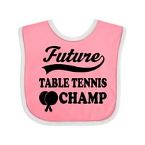 Inktastic Table Tennis Future Champ Boys or Girls Baby Bib