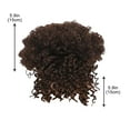 thumbnail image 3 of LHWEN Curly Hair Explosion Hair Pack Bangs Wig Small Curly Hair Pack Beauty Salon Straight Hair Fun Lace Wavy Curls Braided Hair Synthetic Hair bohon Perfect for Party Everyday, 3 of 4