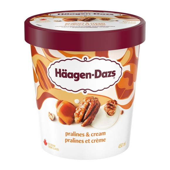 HÄAGEN-DAZS Pralines & Cream 450 ml, HAGEN DAZS HD PRALINES & CREAM