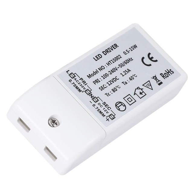 LEORX DC 12V 15W LED Driver Lighting Driver Power Supply for LED Lights