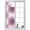 Purple, variant on Window Privacy Film Teal Striped Stained Glass Window Film Decorative Sun Block Window Cover Abstract Vertical Streaks Stripes Window Clings Static Adhesive Sticker for Bathroom 17.7"x39.3"