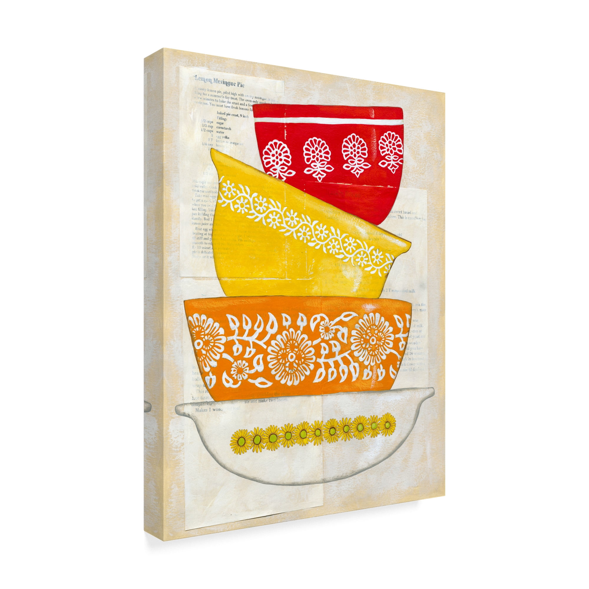 Trademark Fine Art 'Retro Ware I' Canvas Art by Chariklia Zarris