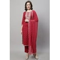 thumbnail image 2 of Rajnandini Women's Pure Cotton Jaipuri Printed and Embroidered Kurta Set with Dupatta (JOPLVL308-XXL_Pink_XXL), 2 of 4