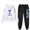 White, variant on Trapstar Kids Hoodies Sets Long Sleeve Graphic Sweatshirts for Boys Girls Loose Trapstar Street Pullover Sweatshirts+Sweatpants Kids Set of 2 Classic Sweatshirts Sets(Pink, 130)