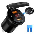 thumbnail image 4 of Dual USB Car Charger Socket Lighter Adapter compatible Marine Car RV_Perfect Gift, 4 of 5