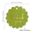 thumbnail image 6 of Inkdotpot Real Gold Foil Thank You Bridal Shower Tags Favor Hang Paper Tags 100 Piece, 6 of 7