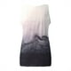 thumbnail image 4 of Moda mujer chaleco sin mangas damas cuello en V botón Camis impreso camisetas sin mangas Pompotops  lopia996169, 4 of 5