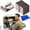 1 Handle+6 Sponge, variant on Magic Cleaning Sponge, Carborundum Emery Sponge Scrubber for Heavy-Duty Cleaning, Rust Remover & Descaling Eraser Sponge Scrubber with Handle, Carbide Cleaning Pads for Pots Pans, BBQ Grill, Stove