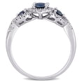 thumbnail image 4 of Everly Women's Sapphire 10K White Gold Engagement Ring, 4 of 7