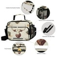thumbnail image 3 of FORMRS Student Lunch Bag Insulated Reusable Cooler Box with Zipper Pockets, Cowboy Pattern, 3 of 9