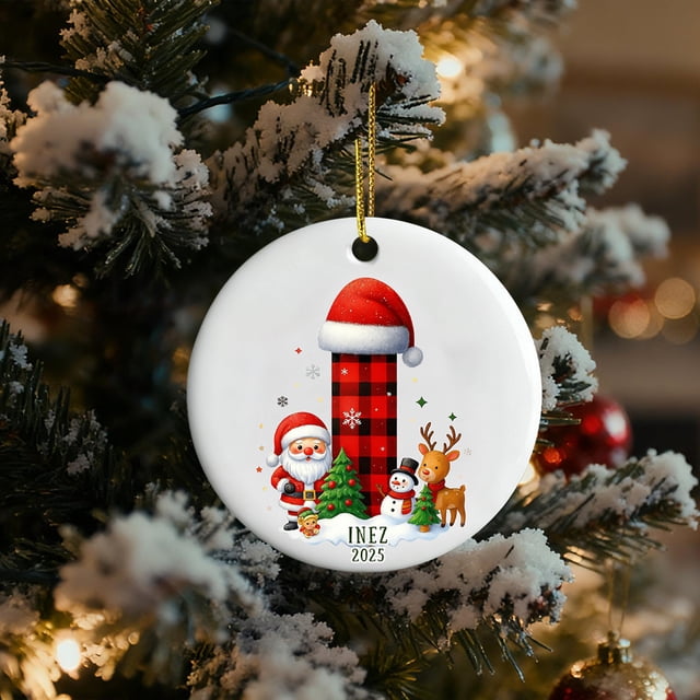 Adornos Navideños Acrílicos de 26 Letras | Decoraciones Colgantes Navideñas Personalizadas | Colgantes Del Alfabeto Ligeros y Duraderos | Decoración Navideña para El Hogar y La Oficina | Corona para