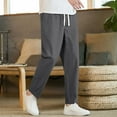 thumbnail image 5 of lkfuzj Men's All-Season Casual Jogger Pants with Elastic Waist & Pockets, Breathable Polyester Fabric, Stretchy Design for Running, Yoga, Gym, Outdoor & Daily Wear, 5 of 5