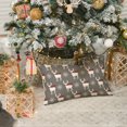 thumbnail image 7 of Sm:)e Christmas Reindeer Snowflake Grey Throw Pillow Cover, 12 x 20 Inch Xmas Winter Holiday Cushion Case Decoration for Sofa Couch, 7 of 7