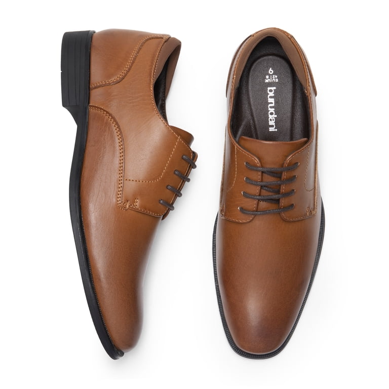 BURUDANI Men's Oxford Classic Lace Up Formal Dress Shoes - Walmart.com