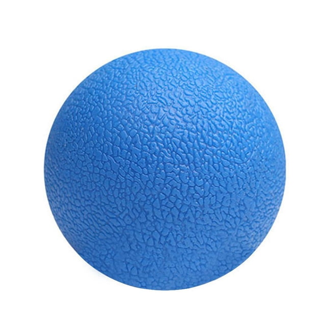 Pelota de Masaje TPE JShteea para Lacrosse Deportes Yoga Relajación Rodillo Fitness azul