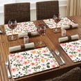 thumbnail image 2 of CounterArt Watercolor Florals Premium Boxed Set of Decorative Hardboard Placemats, 2 of 6