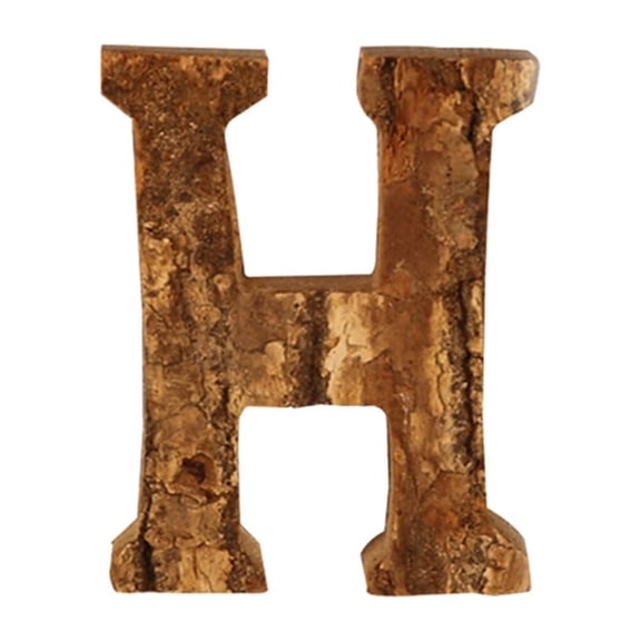BEADCEST Wooden Letter Ornament in Coffee Color, 1Pc Decorative for Wedding, Party, Home, Bar, and Event Decoration