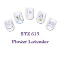thumbnail image 3 of Seitruly Pegatinas de agua de lavanda para mujeres y niñas, pegatinas artísticas con patrón de flores para manicura Arte de uñas, 3 of 6
