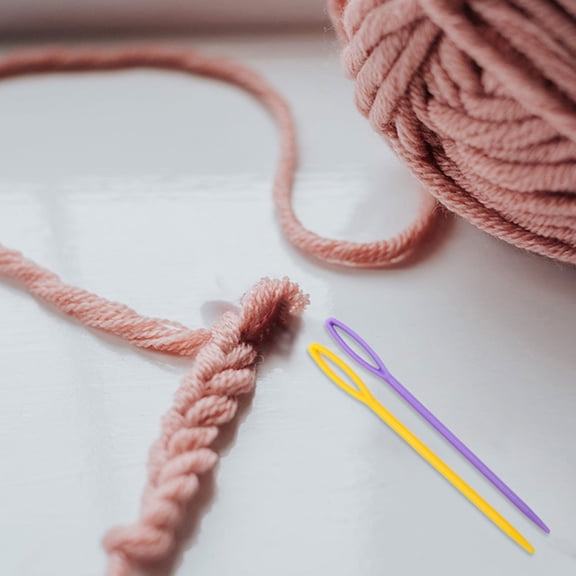 CRAFTHROU Herramientas De Con Agujas Para Hilo Multicolor Para Proyectos De Tejido Y Manualidades En Casa