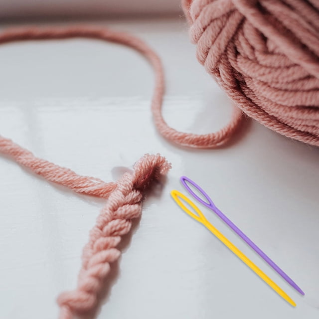 CRAFTHROU Herramientas De Con Agujas Para Hilo Multicolor Para Proyectos De Tejido Y Manualidades En Casa