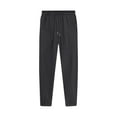 thumbnail image 4 of CHEEREAM Men's Casual Joggers Pants Cotton Elastic Waist Drawstring Chino Pants Hiking Outdoor Track Sweatpants Black L, 4 of 5