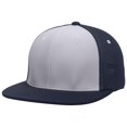 thumbnail image 1 of Pacific Headwear ES341.82Q.XS Premium M2 Performance Trucker Flexfit Cap, Silver & Navy - Extra Small, 1 of 1