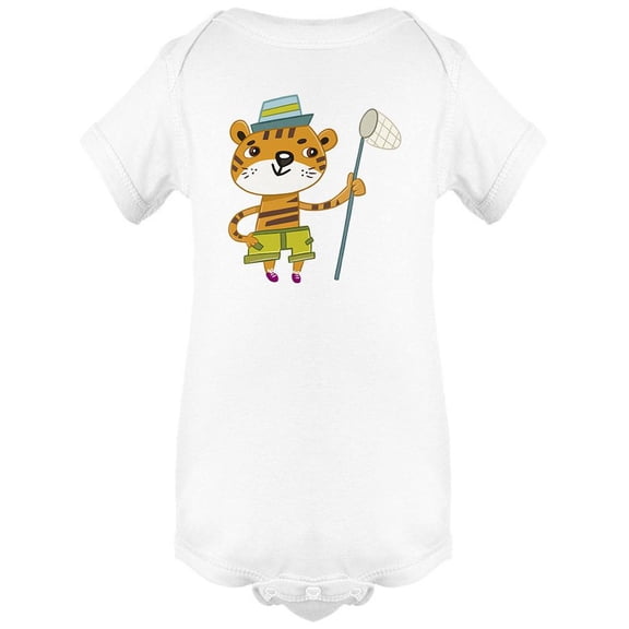 Tiger With A Net Bodysuit Infant -Image by Shutterstock,  18 Months