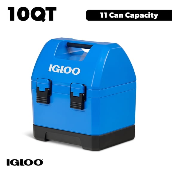 Igloo 10 QT Gripper CoolBox Personal Cooler, Blue