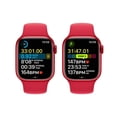 thumbnail image 5 of Apple Watch Series 8 (GPS + Cellulaire, 41mm) Boîtier en Aluminium Rouge avec Bracelet Sport Rouge - Très Bon (Reconditionné), 5 of 5