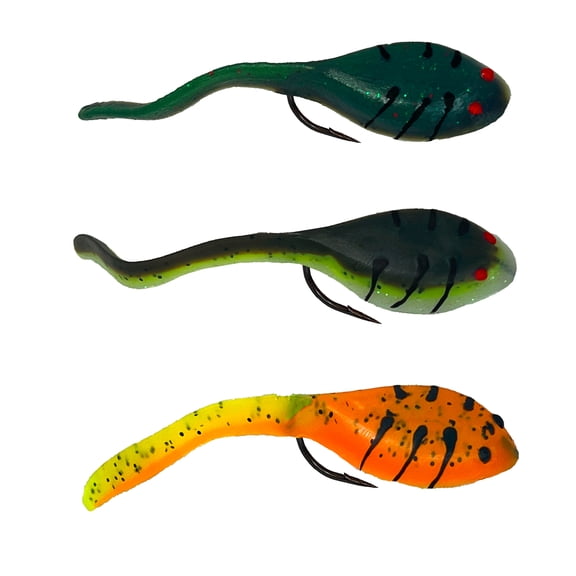 Delong Lures - 5.5" Tadpole Pre-Rigged Fishing Lures