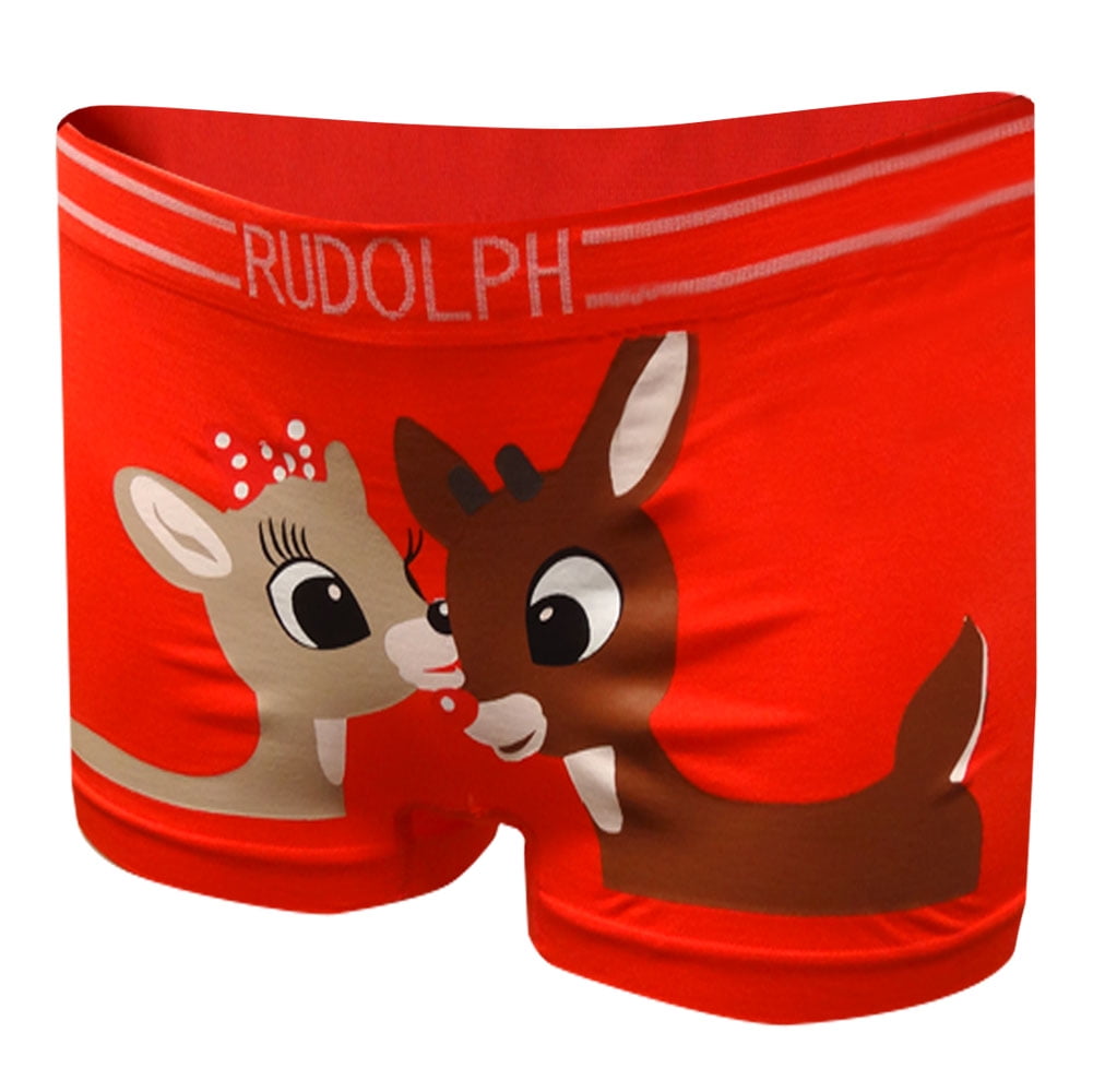Rudolph the Red Nosed Reindeer Christmas Womens Hipsters Underwear Panties 