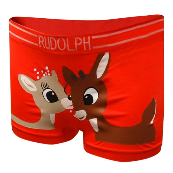 MJC Womens Rudolph The Red-Nosed Reindeer Loves Clarice Boyshort Panty