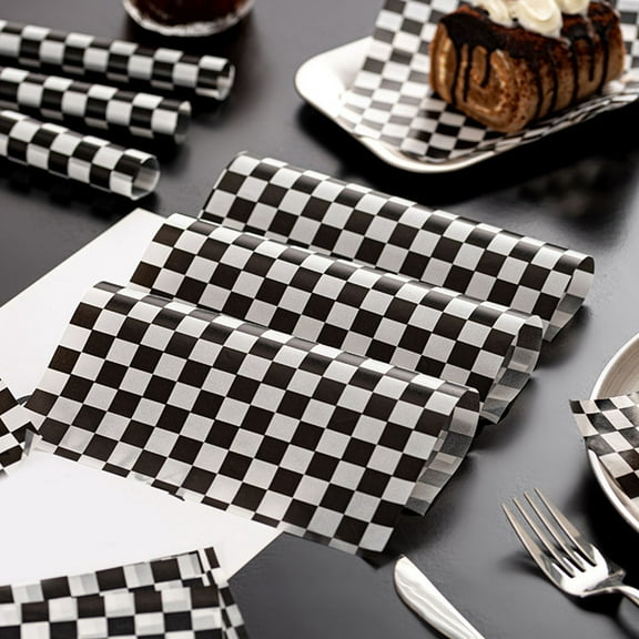 GAXIRE 100Pcs Wax Paper Sheets Sandwich Wrappers Multi For Baking