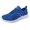 Blue, variant on Mens Shoes,Fashion All Seasons Men Sneakers Mesh Breathable Comfortable Lightweight Flat Soft Lace Up Casual Walking Shoes,Shoes for Men,Blue,7.5