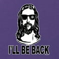 thumbnail image 5 of Wild Bobby Jesus: Ill Be Back Inspirational/Christian Women Slim Fit Junior Tee, Purple Rush, XX-Large, 5 of 5