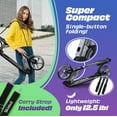 thumbnail image 5 of Skidee Scooter for Kids, Teens, Adults, 4 Adjustment Levels, Handlebar Up to 41 Inches, Purple, 5 of 7
