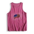 thumbnail image 4 of ‌Drses ‌Women's American Flag Tank Tops - Patriotic Stars & Stripes Graphic Tees for 4th of July, Memorial Day & Summer BBQ (S-2XL), 4 of 4