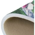 thumbnail image 6 of FREEAM Tropical Floral Non Slip Area Rug for Living Dinning Room Bedroom Kitchen, 4' x 6'(48 x 72 Inch), Palm Tree Nursery Rug Floor Carpet Yoga Mat, 6 of 6
