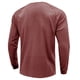 thumbnail image 4 of Camiseta de manga larga para hombre con diseño de gofres de color sólido sin botones con capucha y cuello redondo Pompotops  oipoqjl34586, 4 of 7