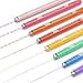 thumbnail image 3 of AECHY Ensemble de 8 Stylos Enlumineurs Courbe Colorée pour Prise de Notes, Stylos à Double Pointe avec 5 Formes Différentes et 8 Couleurs Fines Lignes, pour Fournitures de Journal pour Enfants, 3 of 4