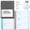 Gray, variant on Password Book with Individual Alphabetical Tabs, 4.3"x5.7" Small Password Notebook, Spiral Password Keeper, Internet Address and Password Organizer, Password Logbook for Home Office, Sky Blue