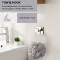 thumbnail image 6 of 5 - Piece Stainless Steel Bathroom Towel Rack Set Wall Mount, 6 of 10
