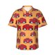 thumbnail image 1 of Balery Red Cars Camisas hawaianas de manga corta para hombre, camisas playeras de corte holgado, camisas de vacaciones con botones,Medium, 1 of 7