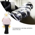 thumbnail image 6 of Xirurus Soft‑Lining Golf Club Cover – Cute Animal Design Putter Headcover, Pink, Protective & Decorative, 6 of 8