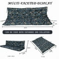 thumbnail image 5 of Outdoor Swing Cushions, Waterproof Thicken Porch Swing Cushions with Ties, 2-3 Seater Patio Swing Replacement Cushion for Backyard, Lawn and Garden（Hummingbird-40*40in）, 5 of 6