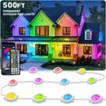 thumbnail image 1 of Luz exterior LITSOUL, 500 pies, impermeable, RGB, tira LED IP67, 1 of 7