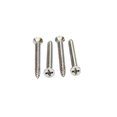 thumbnail image 5 of Bolt Dropper 6 X 1-1/2'' Chrome Coated Stainless Flat Head Phillips Wood Screw, (50 Pack), 18-8 (304) Corrosion Resistant, 5 of 7